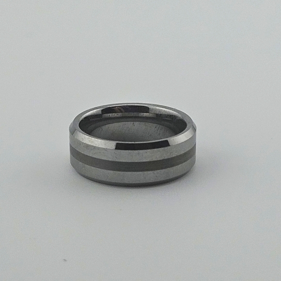 King Will Tungsten Carbide Ring 7.5-8 - Picture 1 of 6